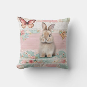 Coussin Chantier de l'artisanat vintage style Bunny au pri