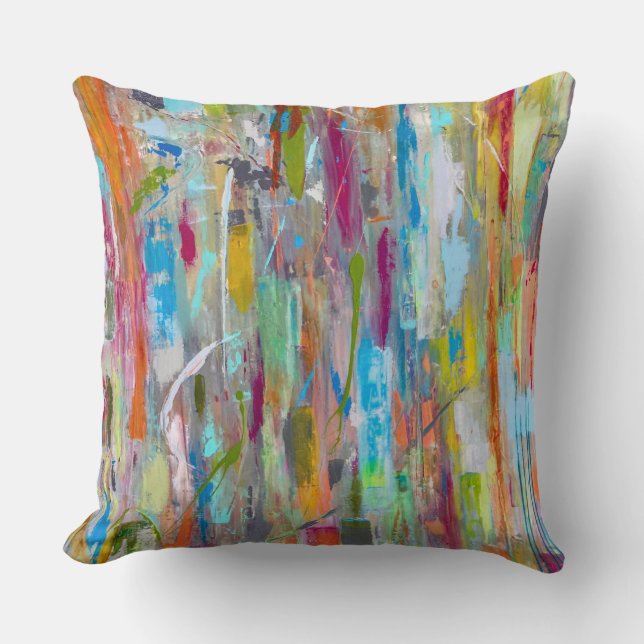 Coussin Chaos Cosmique 20 x 20 Poly Throw Pillow (Recto)
