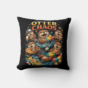 Coussin Chaos de loutre