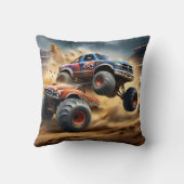 Coussin Chaos sur les roues : Monster Truck Smash Derby (Verso)