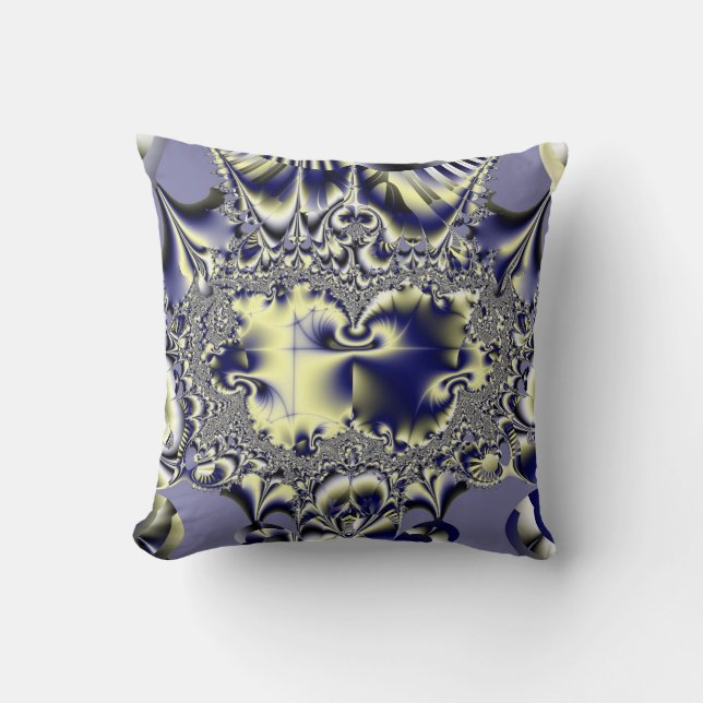 Coussin Chaos Violet (Recto)