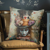 Coussin Chapelier Fou Cheveux Rouges Nous Sommes Tous Fous