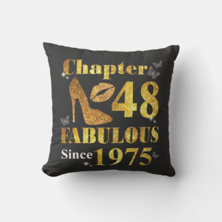 Coussin Chapitre 48 femmes 1975 né Throw Pillow