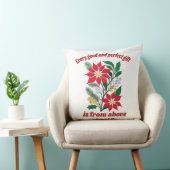 Coussin Chaque don bon et parfait – Jacques 1:17 Noël (Chaise)