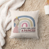 Coussin Chaque fille peut être une princesse (Couverture)