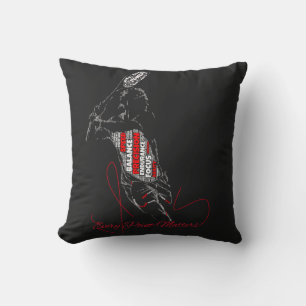 Coussin Chaque Point Compte Typographie Tennis
