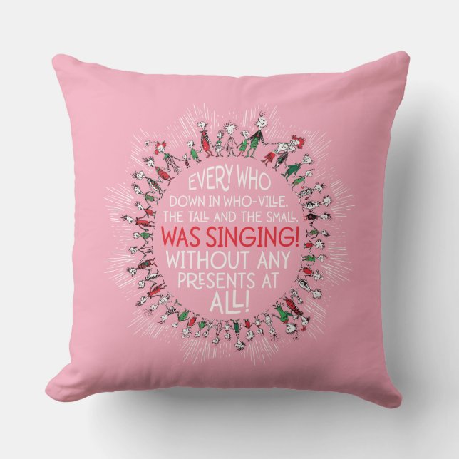 Coussin Chaque Qui en bas à Qui-Ville (Recto)