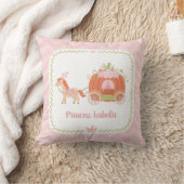 Coussin Char à citrouille Petite Princesse Décoration de c (Couverture)