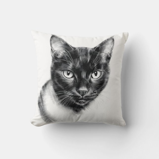 Coussin Charbon de Chat (Recto)