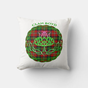 Coussin Chardon celtique écossais