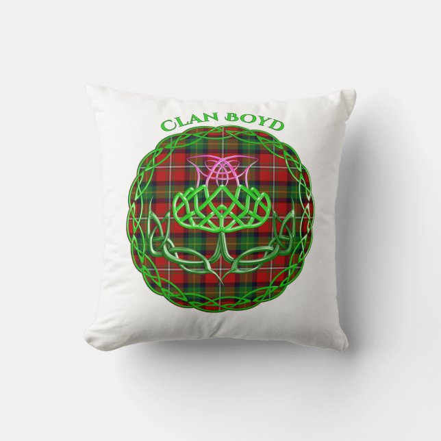 Coussin Chardon celtique écossais (Recto)