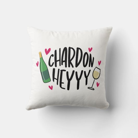 Coussin Chardonnay Drôle (Verso)