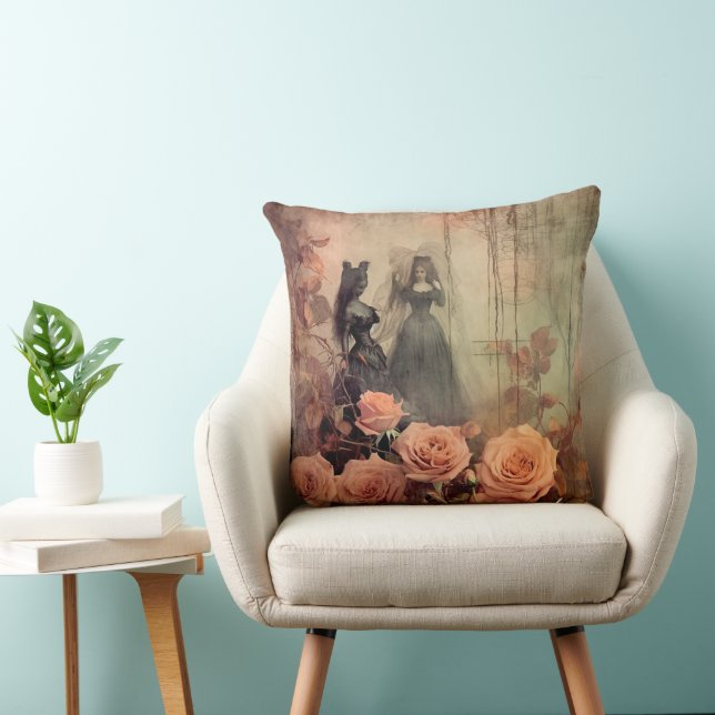 Coussin Chariot Halloween vintage (10) (Chaise)