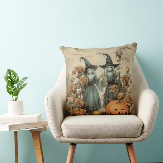 Coussin Chariot Halloween vintage (6) (Chaise)