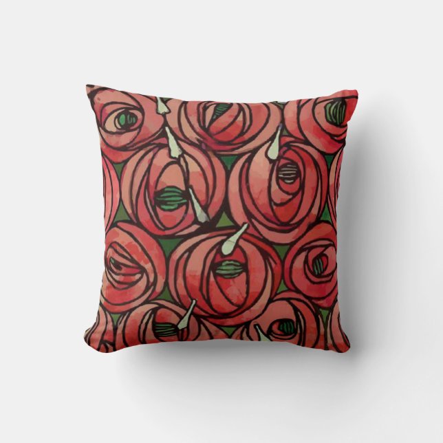 Coussin Charles Rennie Mackintosh (Recto)