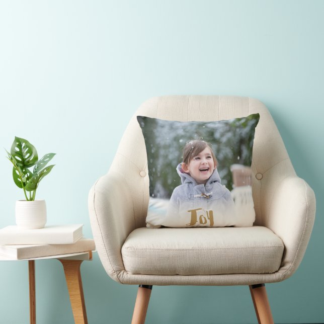 Coussin Charmant Tendance Joie Vacances Photo (Chaise)