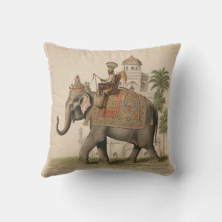 Coussin Charme de l'Époque Raj Throw Cushion - Raj 003