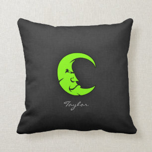 Coussin Chartreuse, Lune verte néon