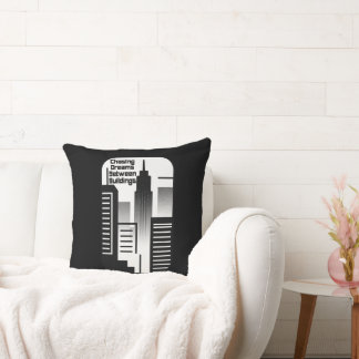 Coussin Chasing Dreams Between Buildings Urban Design