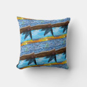 Coussin Chasing the Sunset Peinture par Alfred Fox (Recto)