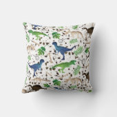 Coussin Chasse au dinosaure ! Dinosaures dans la savane Ga (Verso)