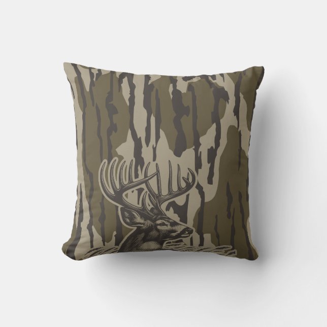 Coussin Chasse aux cerfs de Virginie Camo Camo Chasse aux  (Recto)