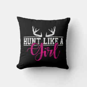 Coussin Chasse Fille Chasse Comme Une Fille
