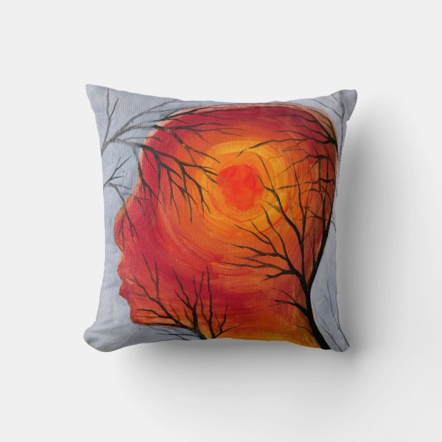 Coussin Chasse le soleil intérieur (Recto)