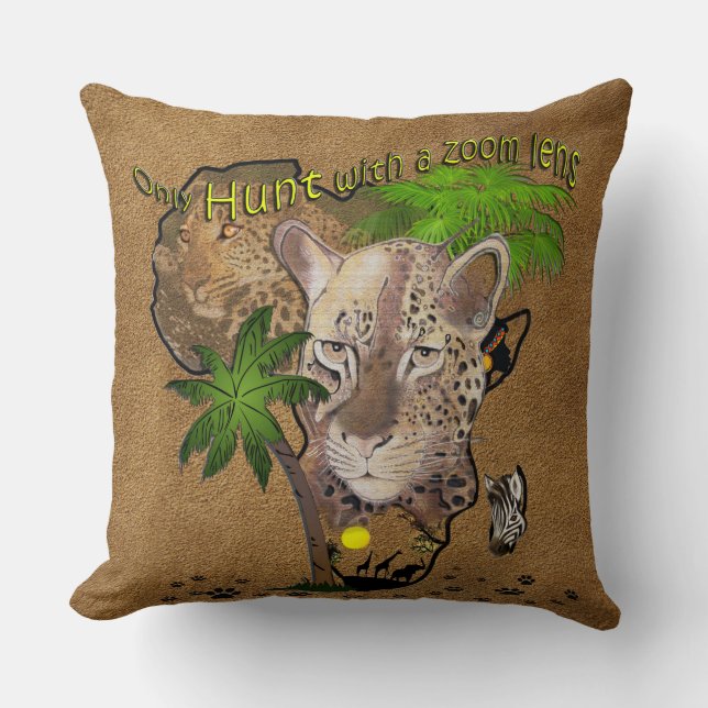 Coussin Chassez uniquement avec un objectif zoom (Recto)