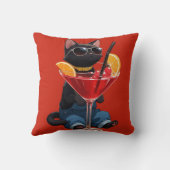COUSSIN CHAT ANIME NOIR DANS UN VERRE DE JUS (Verso)