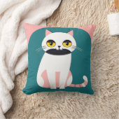 Coussin Chat aux couleurs vives et à l'expression joyeuse (Couverture)