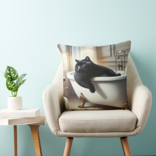 Coussin Chat avec Chose Cool