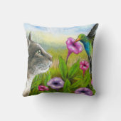 Coussin Chat avec colibri 591 (Verso)