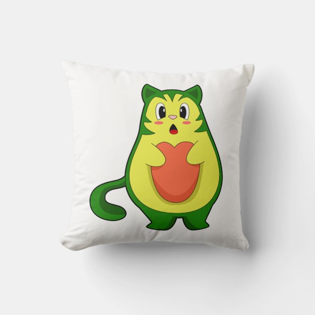 Coussin Chat Avocat (Recto)