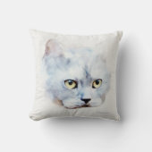 Coussin Chat bleu russe (Recto)
