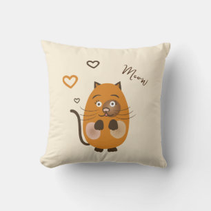 Coussin chat Brown