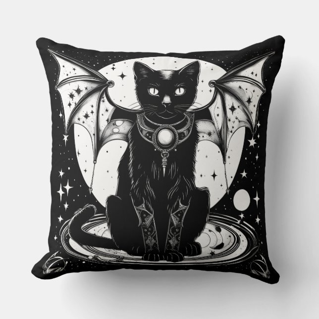 Coussin Chat Chat Cosmique Chat Chat I (Recto)