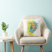 Coussin chat coloré (Chaise)