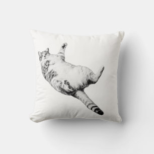 Coussin Chat confortable avec attitude