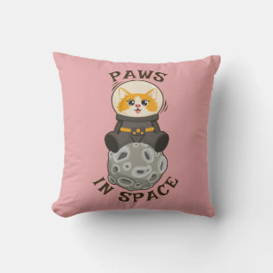 Coussin Chat cool dans l'espace Chat Astronaute Animal cos