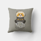 Coussin Chat cool dans l'espace Chat Astronaute Animal cos (Verso)