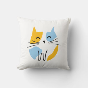 Coussin Chat Cute Kawaii