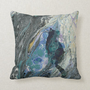 Coussin Chat dans le carreau de peinture d'abrégé sur