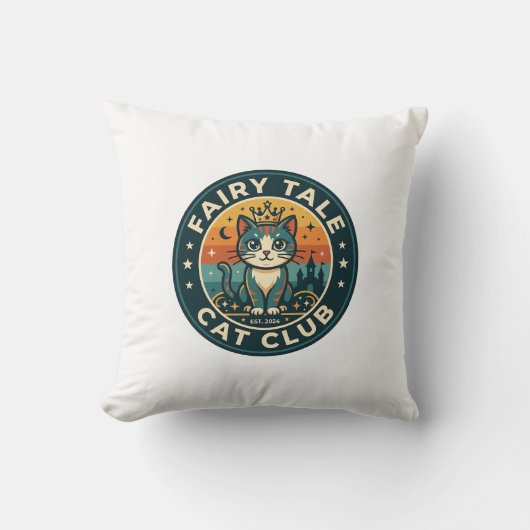 Coussin Chat de conte de fée Mignon Kitty Design - Chat de (Recto)
