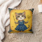Coussin Chat de dessin animé mignon (Couverture)