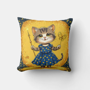 Coussin Chat de dessin animé mignon