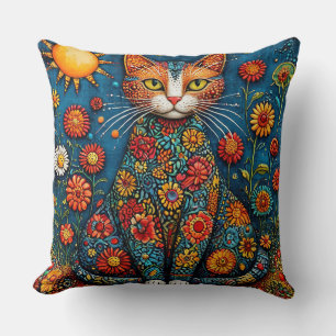 Coussin Chat de dessin animé mignon