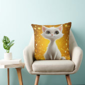 Coussin Chat de dessin animé mignon (Chaise)