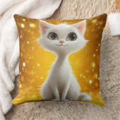 Coussin Chat de dessin animé mignon (Couverture)