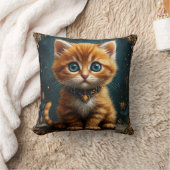 Coussin Chat de dessin animé mignon (Couverture)
